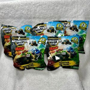 Monster Jam Minis Series 19 CHASE Bundle Lot of 5 Trucks Rare HTF Trucks